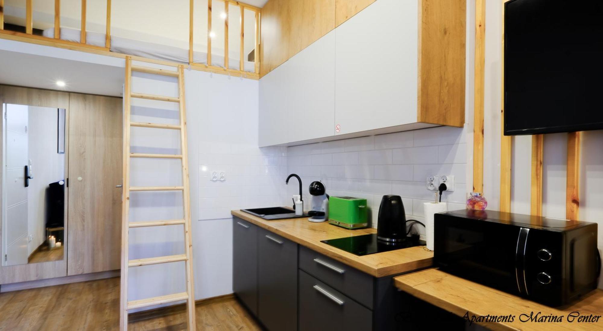 Bayside Apartments Marina Center 格但斯克 外观 照片