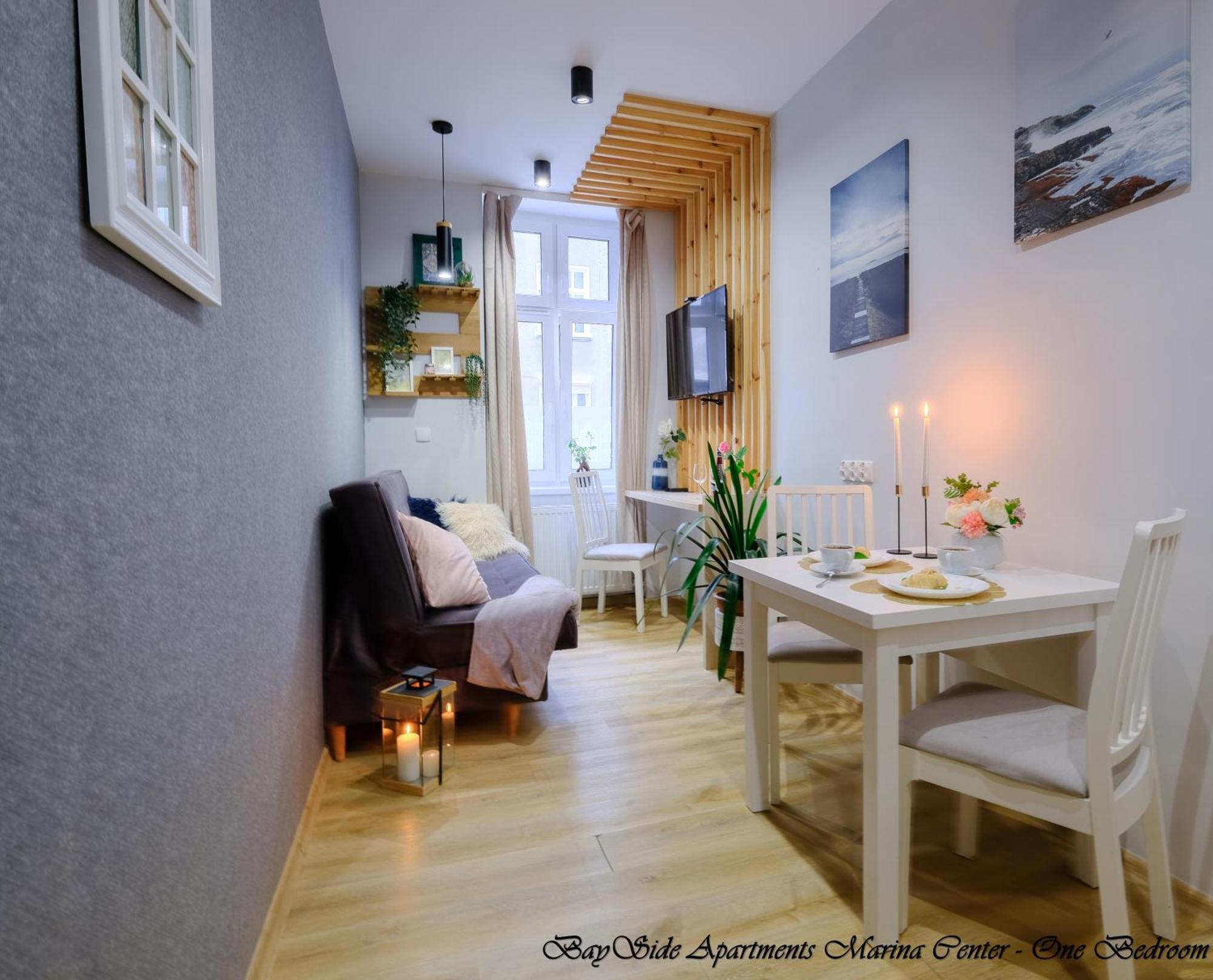 Bayside Apartments Marina Center 格但斯克 外观 照片